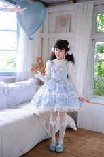 画像18: 【送料無料】【ToAlice Kids】TZ16雪の結晶3連リボンジャンパースカート《予約受付》 (18)