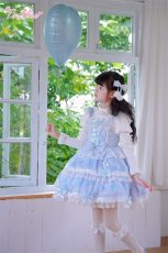 画像28: 【送料無料】【ToAlice Kids】TZ16雪の結晶3連リボンジャンパースカート《予約受付》 (28)