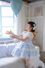 画像31: 【送料無料】【ToAlice Kids】TZ16雪の結晶3連リボンジャンパースカート《予約受付》 (31)