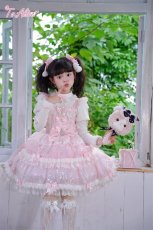 画像12: 【送料無料】【ToAlice Kids】TZ16雪の結晶3連リボンジャンパースカート《予約受付》 (12)