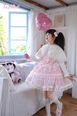 画像15: 【送料無料】【ToAlice Kids】TZ16雪の結晶3連リボンジャンパースカート《予約受付》 (15)