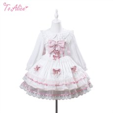 画像4: 【送料無料】【ToAlice Kids】TZC8790 リボン丸襟ブラウス《予約受付》 (4)