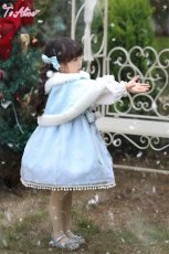 画像6: 【送料無料】TZC5063 雪の結晶ケープ＆ジャンパースカートセットアップ《予約受付》 (6)