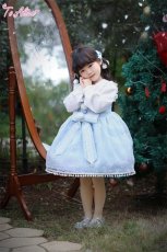 画像10: 【送料無料】TZC5063 雪の結晶ケープ＆ジャンパースカートセットアップ《予約受付》 (10)