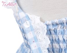 画像12: 【ToAlice Kids】TZC5202いちご×ハニーベアジャンパースカート (12)