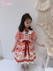 画像21: 【ToAlice Kids】TZC5203いちご×ハニーベアワンピース (21)