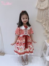 画像17: 【ToAlice Kids】TZC5203いちご×ハニーベアワンピース (17)