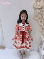 画像19: 【ToAlice Kids】TZC5203いちご×ハニーベアワンピース (19)