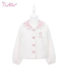 画像1: 【送料無料】【ToAlice Kids】TZC5273 こぐま耳付きスカラップセーラーアウター《予約受付》 (1)