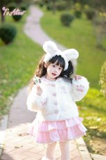 画像4: 【送料無料】【ToAlice Kids】TZC5273 こぐま耳付きスカラップセーラーアウター《予約受付》 (4)