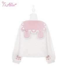 画像2: 【送料無料】【ToAlice Kids】TZC5273 こぐま耳付きスカラップセーラーアウター《予約受付》 (2)