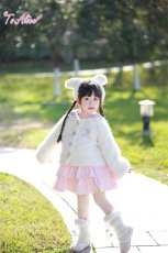 画像6: 【送料無料】【ToAlice Kids】TZC5273 こぐま耳付きスカラップセーラーアウター《予約受付》 (6)