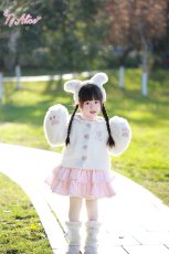 画像7: 【送料無料】【ToAlice Kids】TZC5273 こぐま耳付きスカラップセーラーアウター《予約受付》 (7)