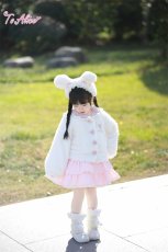 画像10: 【送料無料】【ToAlice Kids】TZC5273 こぐま耳付きスカラップセーラーアウター《予約受付》 (10)