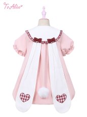 画像4: 【ToAlice Kids】TZC6688ビッグうさ耳バルーンワンピース (4)