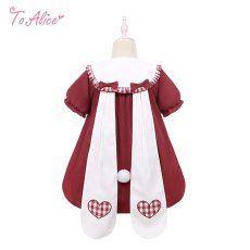 画像3: 【ToAlice Kids】TZC6688ビッグうさ耳バルーンワンピース (3)