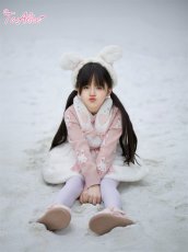 画像3: 【送料無料】【ToAlice Kids】TZC7026  ゆめかわうさぎもこもこサロペットバルーンスカート《予約受付》 (3)