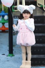 画像9: 【送料無料】TZC8500 いちご×肉球刺繍丸襟トップス《予約受付》 (9)