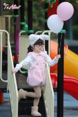 画像16: 【送料無料】TZC8500 いちご×肉球刺繍丸襟トップス《予約受付》 (16)