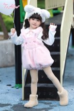 画像14: 【送料無料】TZC8500 いちご×肉球刺繍丸襟トップス《予約受付》 (14)