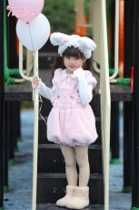 画像12: 【送料無料】TZC8500 いちご×肉球刺繍丸襟トップス《予約受付》 (12)