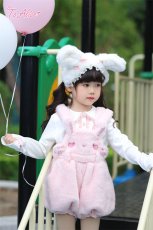 画像6: 【送料無料】TZC8500 いちご×肉球刺繍丸襟トップス《予約受付》 (6)