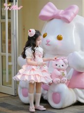 画像20: 【ToAlice Kids】TZC8637お人形さんティアードサロペットスカート (20)