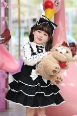 画像2: 【送料無料】【ToAlice Kids】TZC8761 ヨーク切替リボントップス《予約受付》 (2)