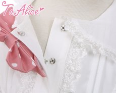 画像3: 【Last one】【ToAlice Kids】TZL1044パステルベア長袖ワンピース【20％OFF】 (3)