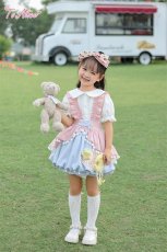 画像11: 【送料無料】【ToAlice Kids】TZL1145星レースパフスリーブブラウス《予約受付》 (11)