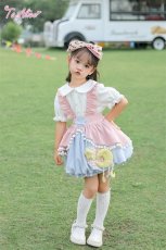 画像14: 【送料無料】【ToAlice Kids】TZL1145星レースパフスリーブブラウス《予約受付》 (14)
