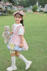 画像15: 【送料無料】【ToAlice Kids】TZL1145星レースパフスリーブブラウス《予約受付》 (15)