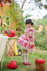 画像33: 【ToAlice】S2512 StrawberryRabbitプリントリボンクリップセット (33)