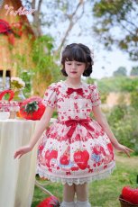 画像22: 【ToAlice】S2512 StrawberryRabbitプリントリボンクリップセット (22)