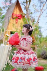 画像26: 【ToAlice】S2512 StrawberryRabbitプリントリボンクリップセット (26)