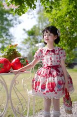 画像27: 【ToAlice】S2512 StrawberryRabbitプリントリボンクリップセット (27)