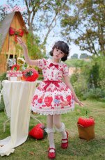 画像29: 【ToAlice】S2512 StrawberryRabbitプリントリボンクリップセット (29)