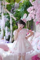 画像11: 【ToAlice Kids】TZL1319 うさぎ♡魔法少女ワンピース (11)