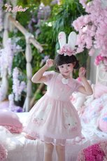 画像16: 【ToAlice Kids】TZL1319 うさぎ♡魔法少女ワンピース (16)