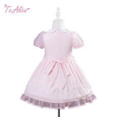 画像2: 【ToAlice Kids】TZL1319 うさぎ♡魔法少女ワンピース (2)