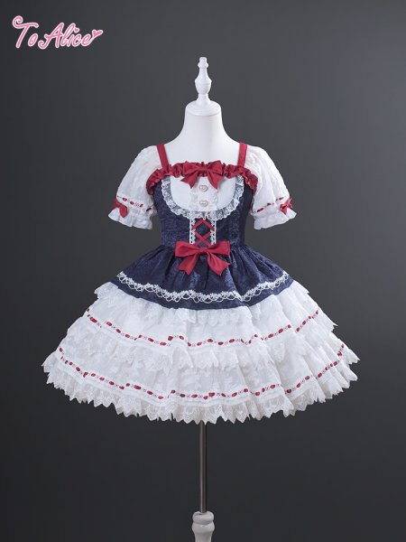 ToAlice Kids】TZL1438白雪姫コルセット風デザインドレス - To Alice