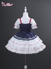 画像4: 【送料無料】【ToAlice Kids】TZL1438白雪姫コルセット風デザインドレス《予約受付》 (4)