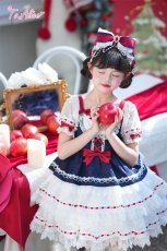 画像8: 【送料無料】【ToAlice Kids】TZL1438白雪姫コルセット風デザインドレス《予約受付》 (8)