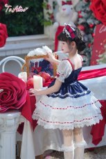 画像11: 【送料無料】【ToAlice Kids】TZL1438白雪姫コルセット風デザインドレス《予約受付》 (11)