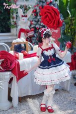 画像14: 【送料無料】【ToAlice Kids】TZL1438白雪姫コルセット風デザインドレス《予約受付》 (14)