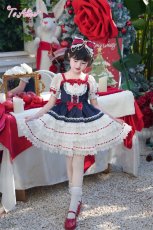 画像6: 【送料無料】【ToAlice Kids】TZL1438白雪姫コルセット風デザインドレス《予約受付》 (6)