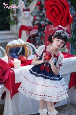 画像10: 【送料無料】【ToAlice Kids】TZL1438白雪姫コルセット風デザインドレス《予約受付》 (10)