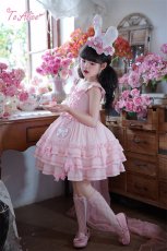 画像6: 【送料無料】【ToAlice Kids】TZL1614 【Kids】レースフレア袖ブラウス《予約受付》 (6)