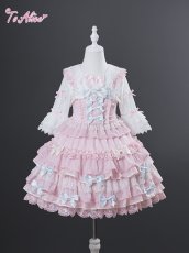 画像3: 【送料無料】【ToAlice Kids】TZL1654 Dolly Ribbonジャンパースカート《予約受付》 (3)