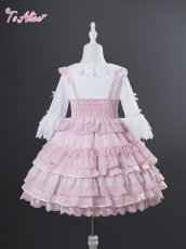 画像4: 【送料無料】【ToAlice Kids】TZL1654 Dolly Ribbonジャンパースカート《予約受付》 (4)